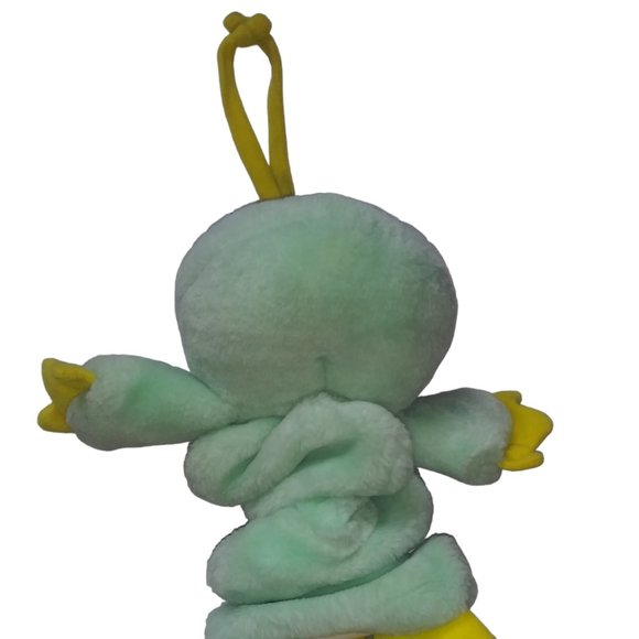 Vintage First Peek Green Frog Musical Lullaby Pull-String Hanging Crib Toy HTF - Picture 3 of 6
